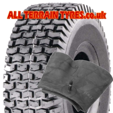 13x5.00-6 4 Ply Standard Turf Tyre & Inner Tube Set - Click Image to Close